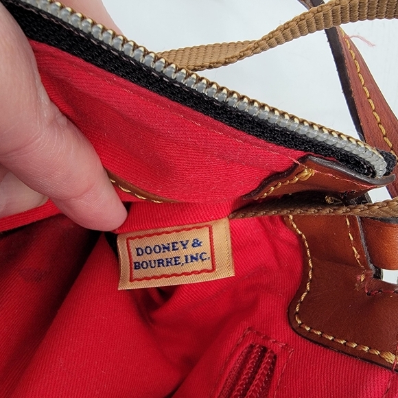 Dooney & Bourke Small Black Crossbody Bag Vintage Authentic Y2K Leather Strap - Picture 9 of 16